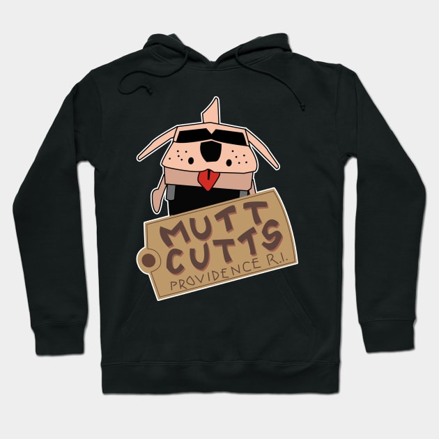 Mutt Cutts Providence Rhode Island Hoodie by Meta Cortex